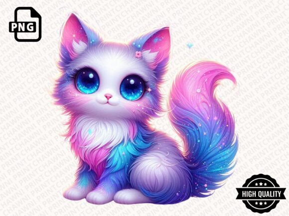 Download Watercolor Cute Kitten Clipart PNG - Kitten clipart Collection